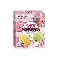 Печенье Макарон с клубничным вкусом Gangfu, 132 г