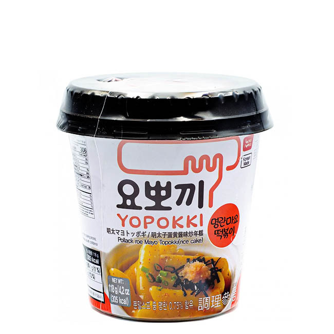 Рисовые палочки Токпокки с икрой минтая и майонезом, 118 г