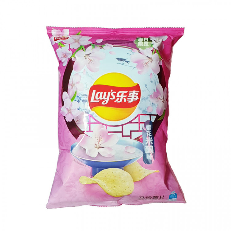 Чипсы Lay's со вкусом сакуры, 60 г