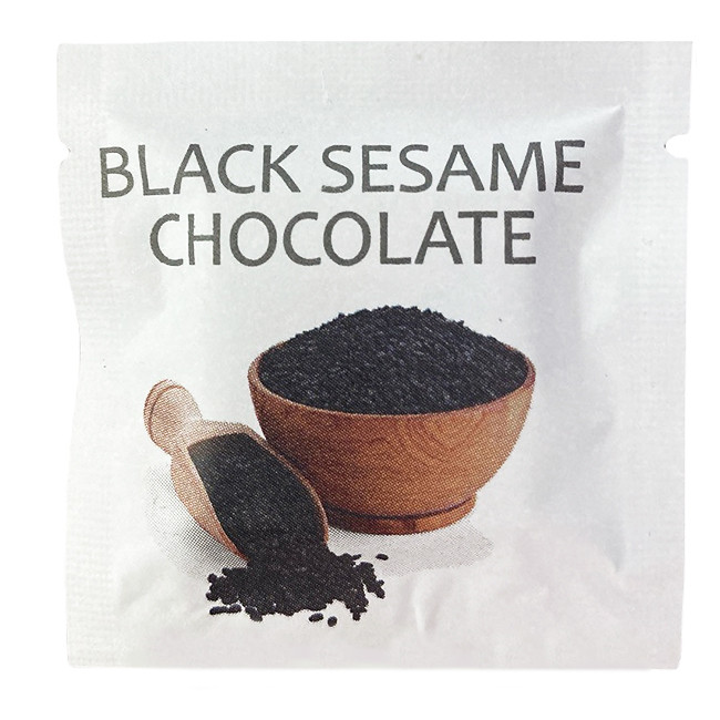 Шоколад с черным кунжутом Okasi, 5 гр