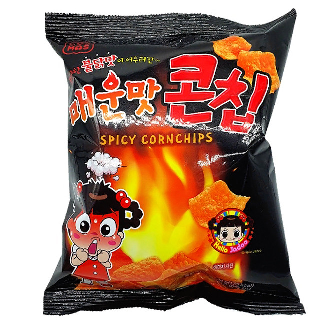 Чипсы кукурузные острые Cosmos, 34 гр