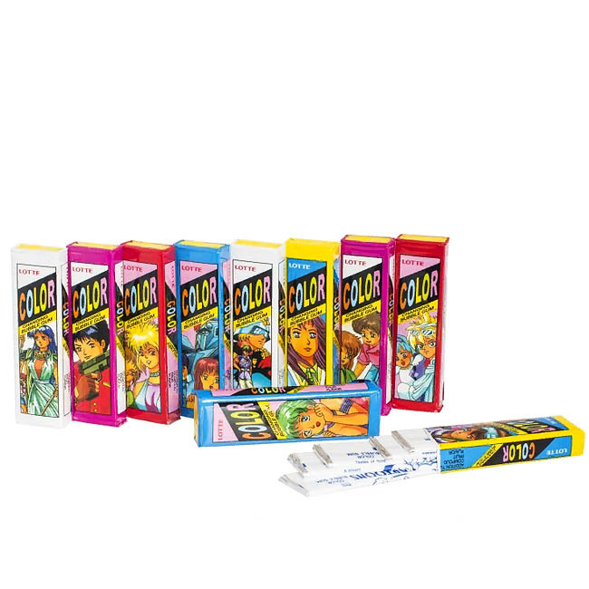 Жевательная резинка Lotte Color 12,6 гр