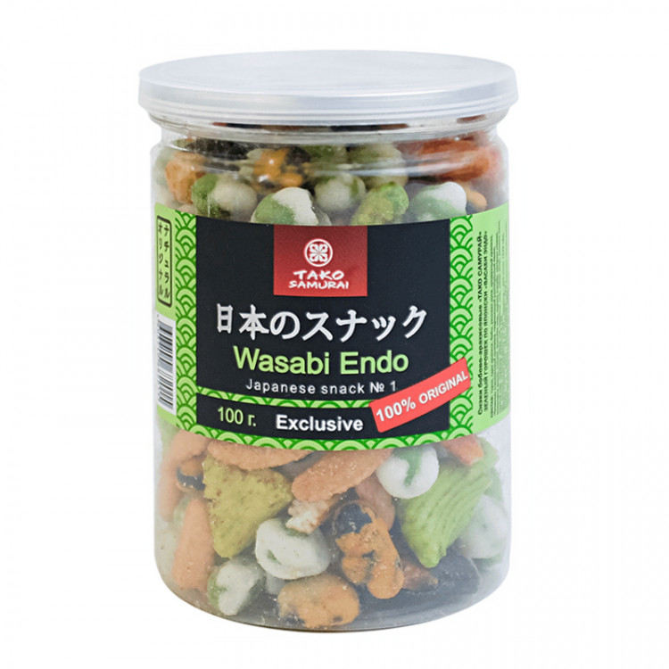 Зеленый горошек по-японски "Васаби Эндо", 100 г