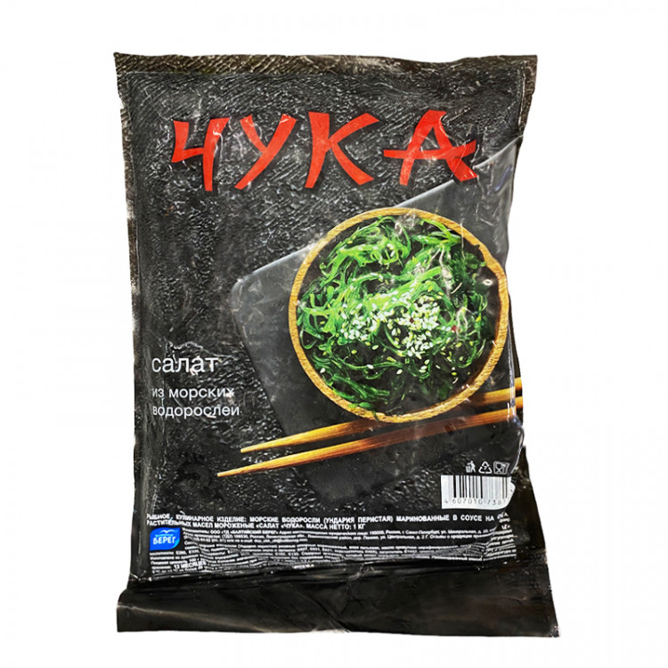 Салат из водорослей "Чука" Балтийский Берег, 1000 гр