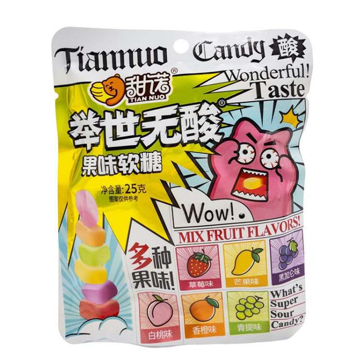 Конфета шипучая фруктовая, 25 гр