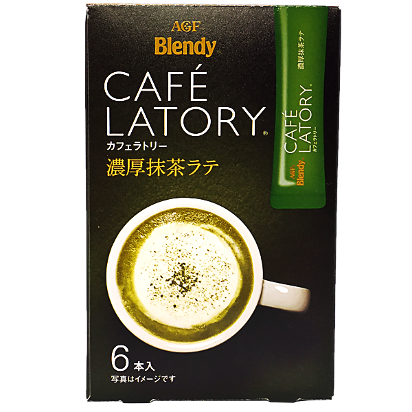 Чай зеленый AGF Latte растворимый (12x6), 72 г