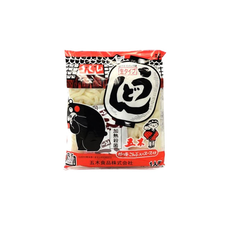 Лапша удон свежая со вкусом тунца бонито и водорослей конбу Itsuki, 210 г