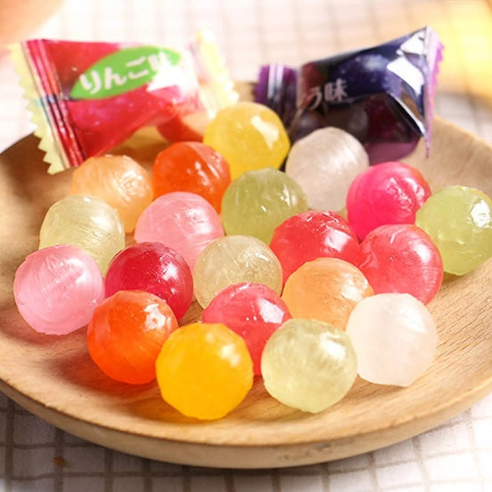 Карамель содовая ассорти из 10 вкусов Ribon, 144 гр