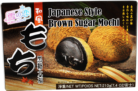 Моти черный сахар Юки, 210 г