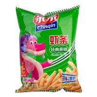 Крекеры со вкусом креветок оригинальные Qinqin, 80 г