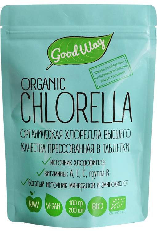 Хлорелла таблетки, 100 г