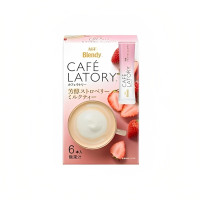 AGF CAFE LATORY Чай Клубника со сливками, стик (11 гр х 6)