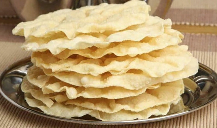 Лепешки Мадрас папад простой TRS, 200 гр