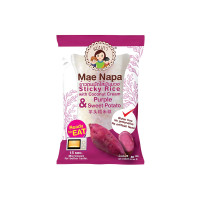 Паровой липкий рис по-тайски с кокосовым кремом и фиолетовым бататом MAE NAPA, 80 г
