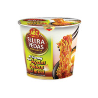 Лапша б\п со вк. "Жареная лапша с курицей в остр.лимон.соусе" MI ABC 80 гр