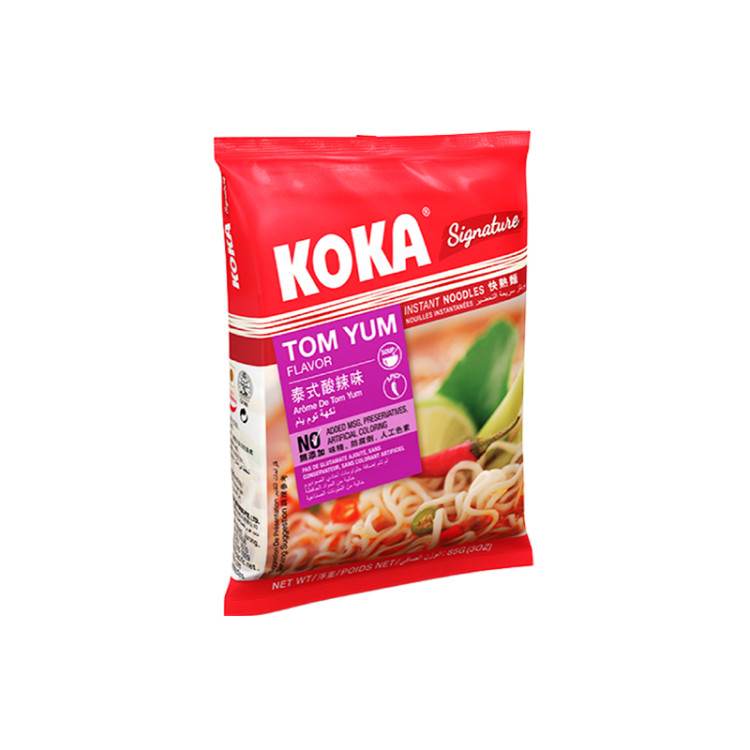 КОКА Сингапурская лапша б/п сигнече со вкусом Том Ям, 85 г