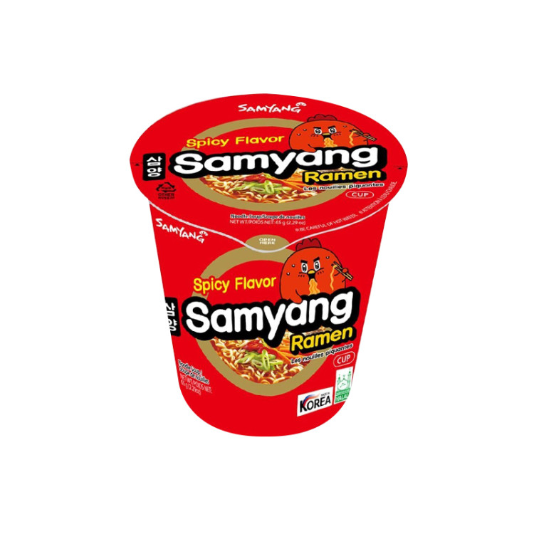 Лапша б\п Samyang Spicy с курицей и овощами, 65 гр
