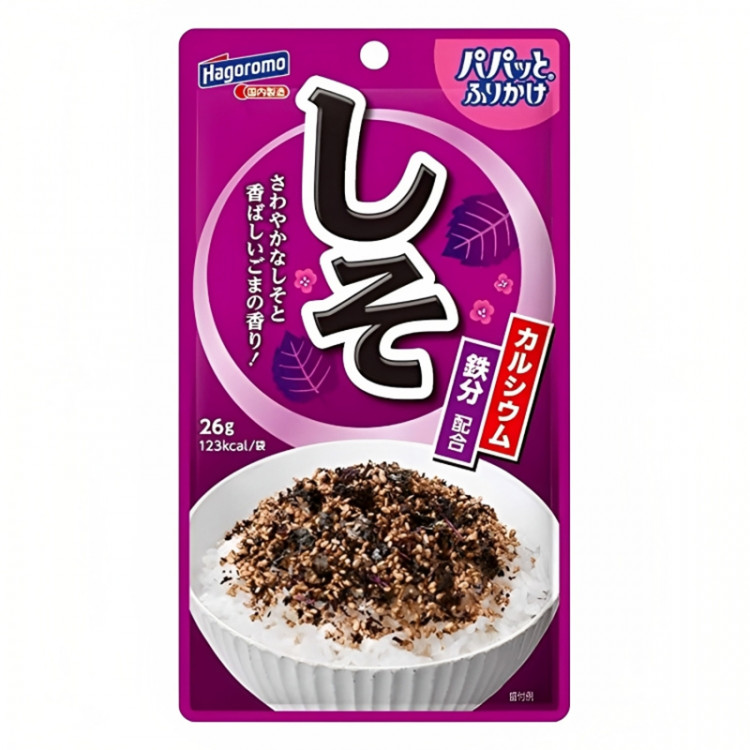 Приправа для риса "фурикакэ" "японским базиликом шисо" (периллы)  "Hagoromo", 26 г, Япония