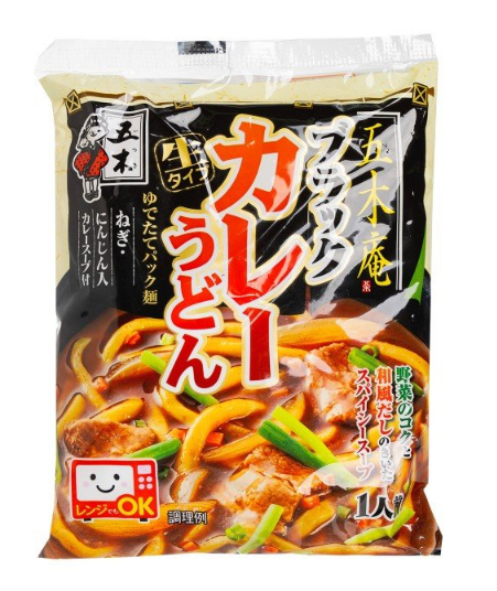 Лапша удон свежая с черным карри, 226 г