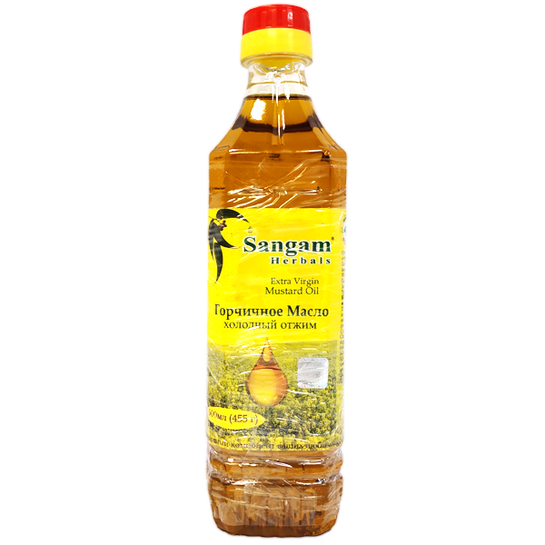 Масло горчичное 100% нерафинированое Сангам, 500 мл