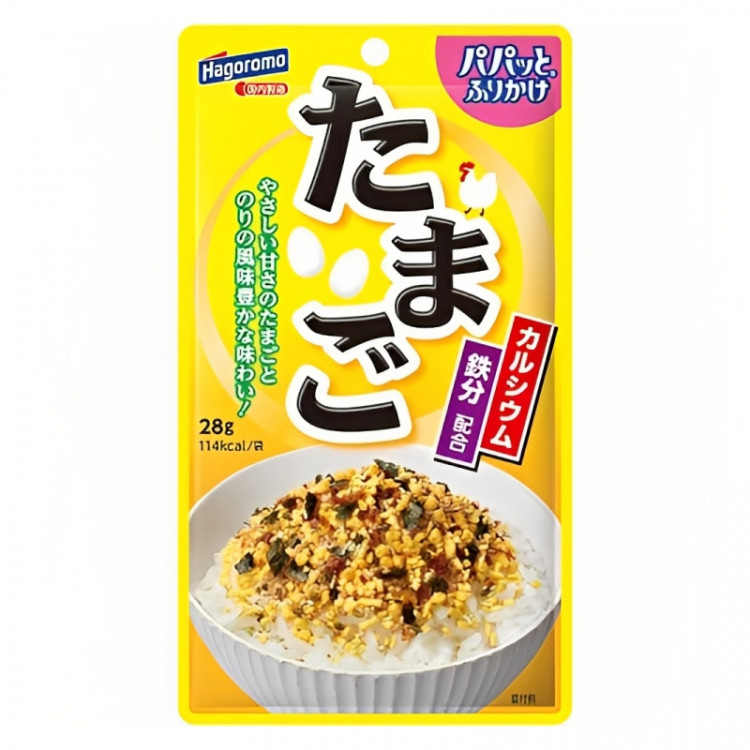 Приправа для риса "фурикакэ" с водорослями и яйцом "Hagoromo", 28 г, Япония