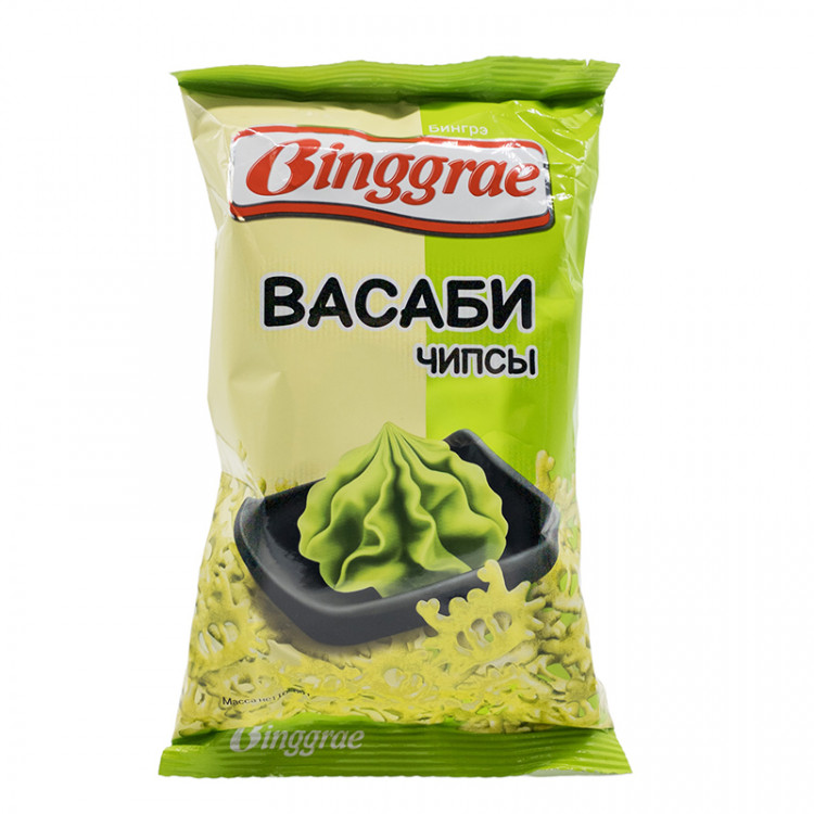 Чипсы Binggrae Васаби, 40-50 г