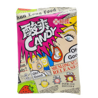 Конфеты кислые Девушка Candy клубника, 20 г