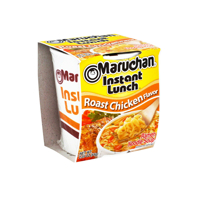 Лапша б\п Маручан Инстант Ланч жареная курица, 64 гр