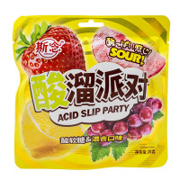 Конфеты кислые фруктовые ассорти Sour, 20 гр