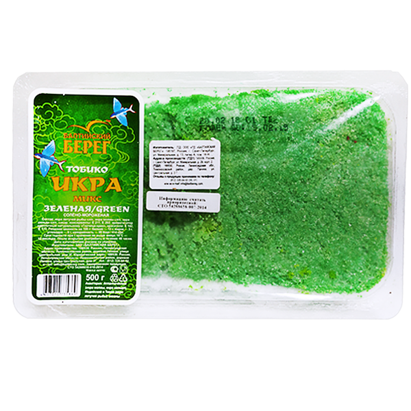 Икра Тобико зеленая 500 гр