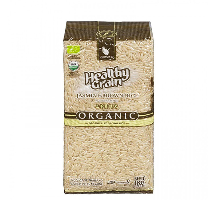 Органический коричневый Жасминовый рис SAWAT-D, 1 кг