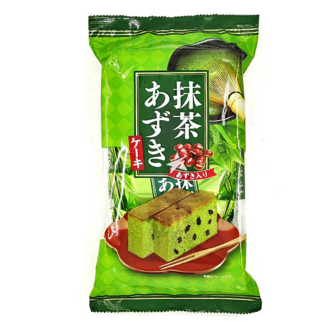 Бисквит с маття и бобами адзуки Tenkeiseika, 110 г,  Япония