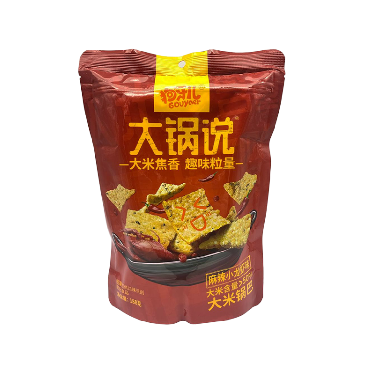 Рисовые чипсы со вкусом острого рака GoYaEr, 188 г