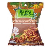 Кокосовые чипсы KING ISLAND в кофейной глазури, 40 гр