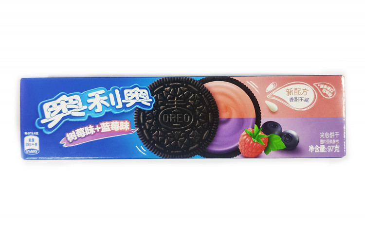 Печенье Oreo со вкусом малины и черники, 95 гр