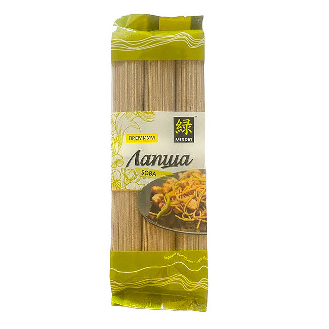 Лапша гречневая "Соба" Мидори, 300 гр