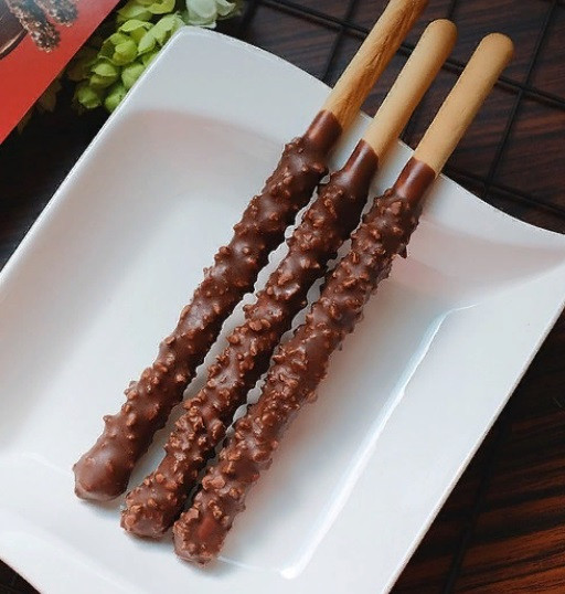 Печенье "палочки шоколадные с миндалем", 54 г