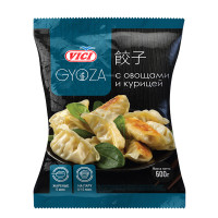 Пельмени гёдза с курицей и овощами VICI, 600 г