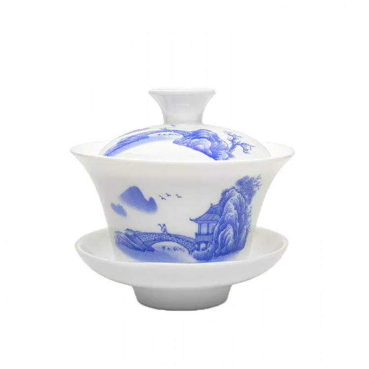 Гайвань фарфор Пейзаж, 140 мл