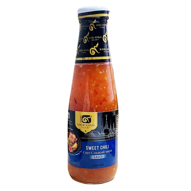 Соус сладкий чили, 200 мл, KHOB KHUN Siam, Таиланд