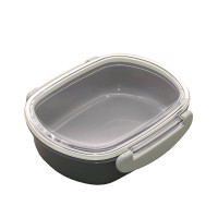 Контейнер ланч-бокс для еды серый Kokubo, 1 шт Япония