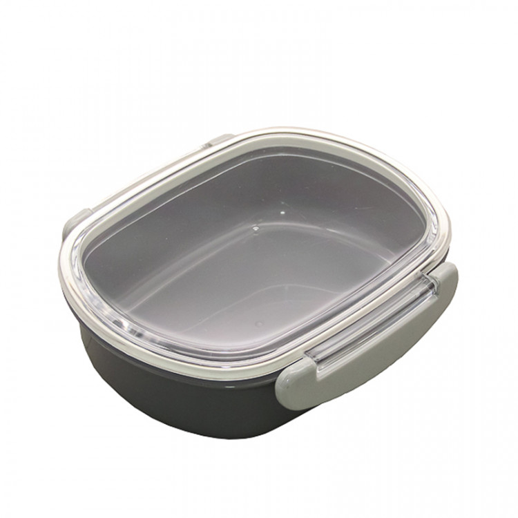 Контейнер ланч-бокс для еды серый Kokubo, 1 шт Япония