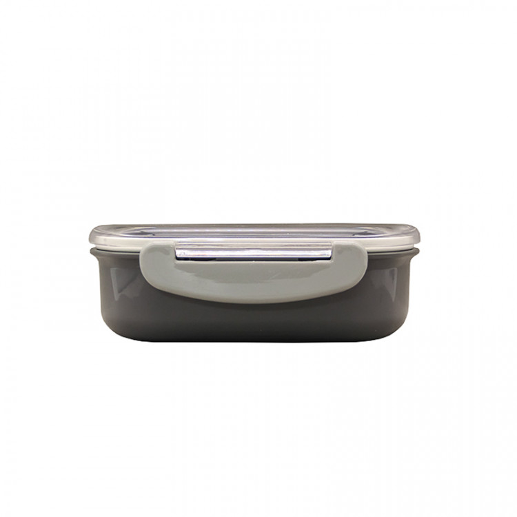 Контейнер ланч-бокс для еды серый Kokubo, 1 шт Япония