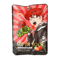 Конфеты фруктовые супер кислые Клубника, 24 гр