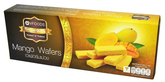 Вафли с натуральным манго VFOODS, 120 г