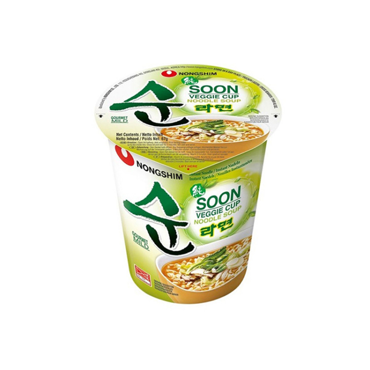 Лапша Nongshim Сун Веги овощная (стакан), 67 г