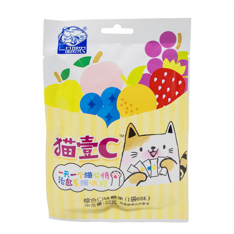 Драже фруктовое Котик ассорти, 22 гр