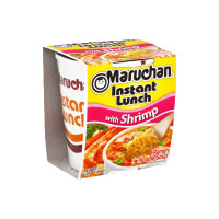 Лапша б\п Маручан Инстант Ланч со вкусом креветки, 64 г