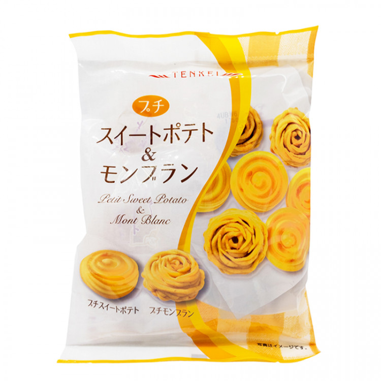Мини пирожные с 2 видами начинки (батат, каштан) Tenkeiseika, 92 г