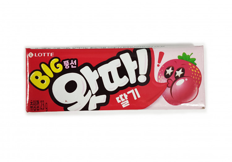 Жевательная резинка Whatta Big Bubble Клубника, 23 гр